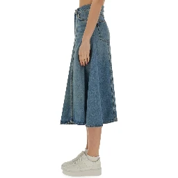 "SERENITY" MIDI SKIRT