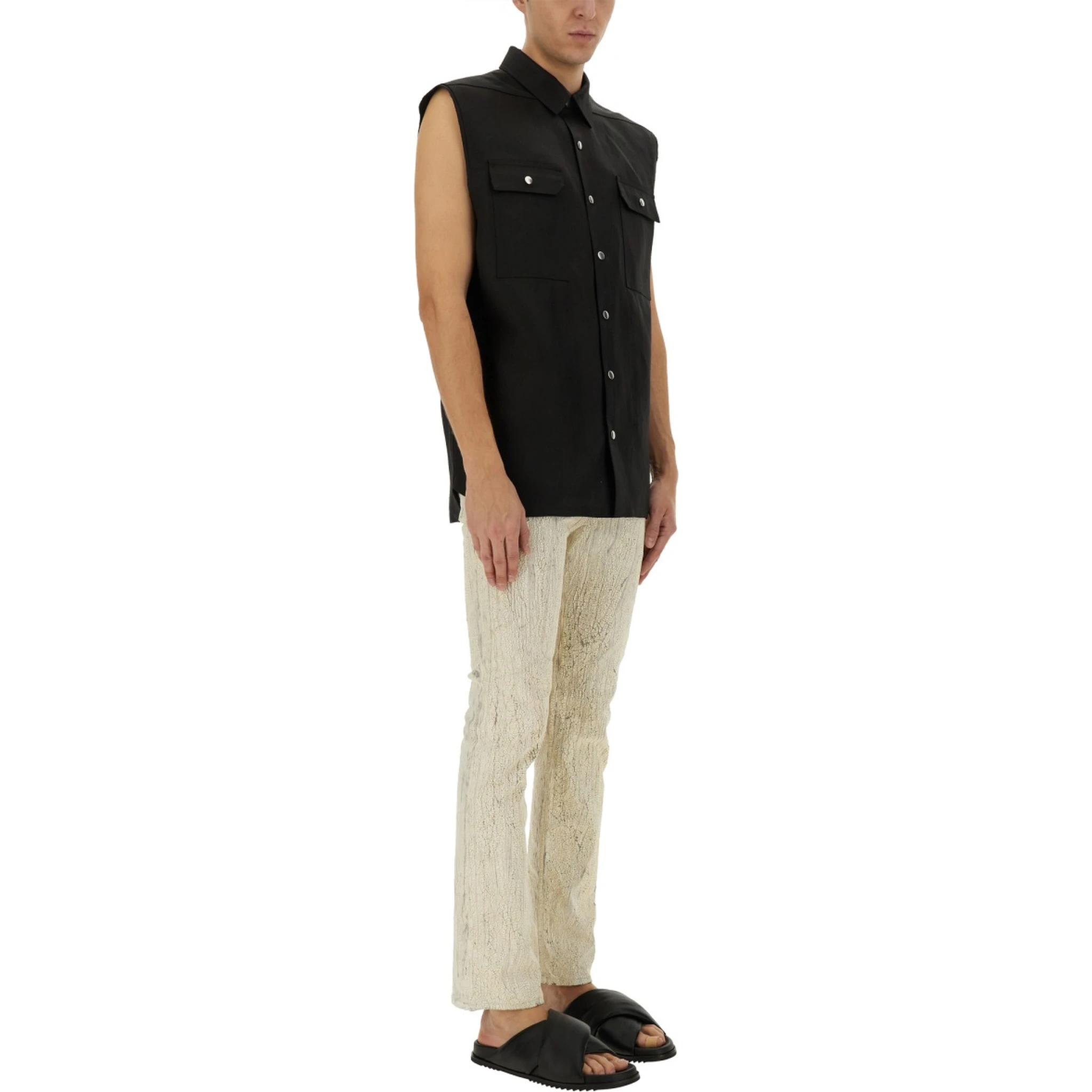 SLEEVELESS OUTERSHIRT "JUMBO"