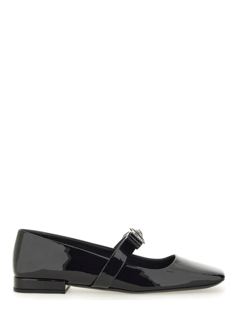 PATENT LEATHER BALLERINA "GIANNI RIBBON"