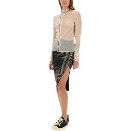 DRAPED MIDI SKIRT