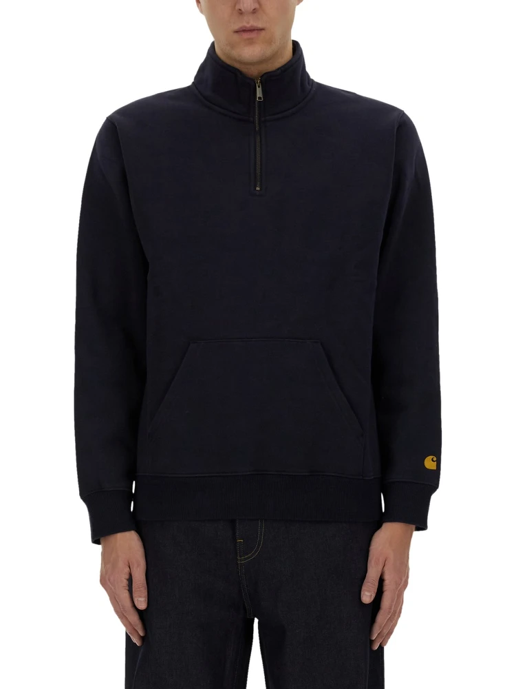 HALF ZIPPER SWEATSHIRT