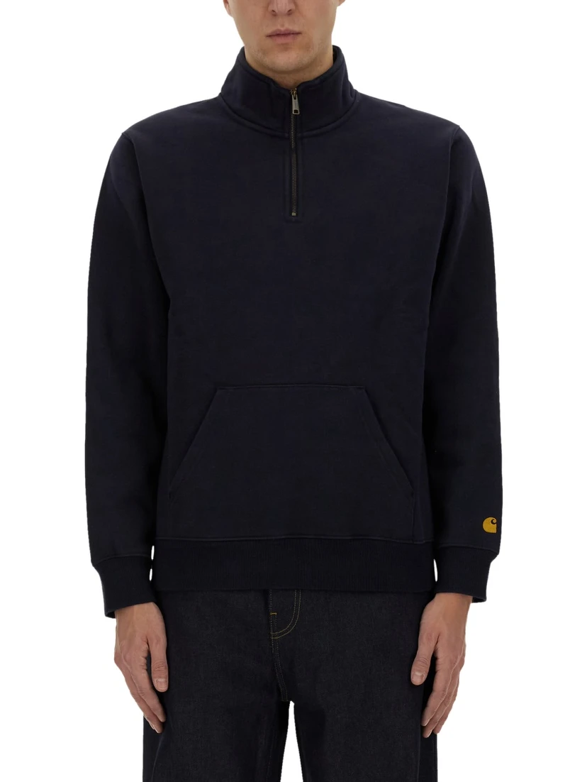HALF ZIPPER SWEATSHIRT