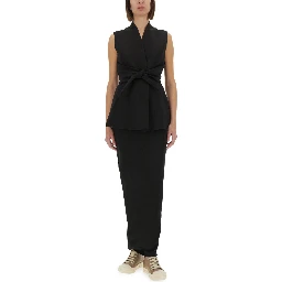 STRUCTURED SLEEVELESS JACKET