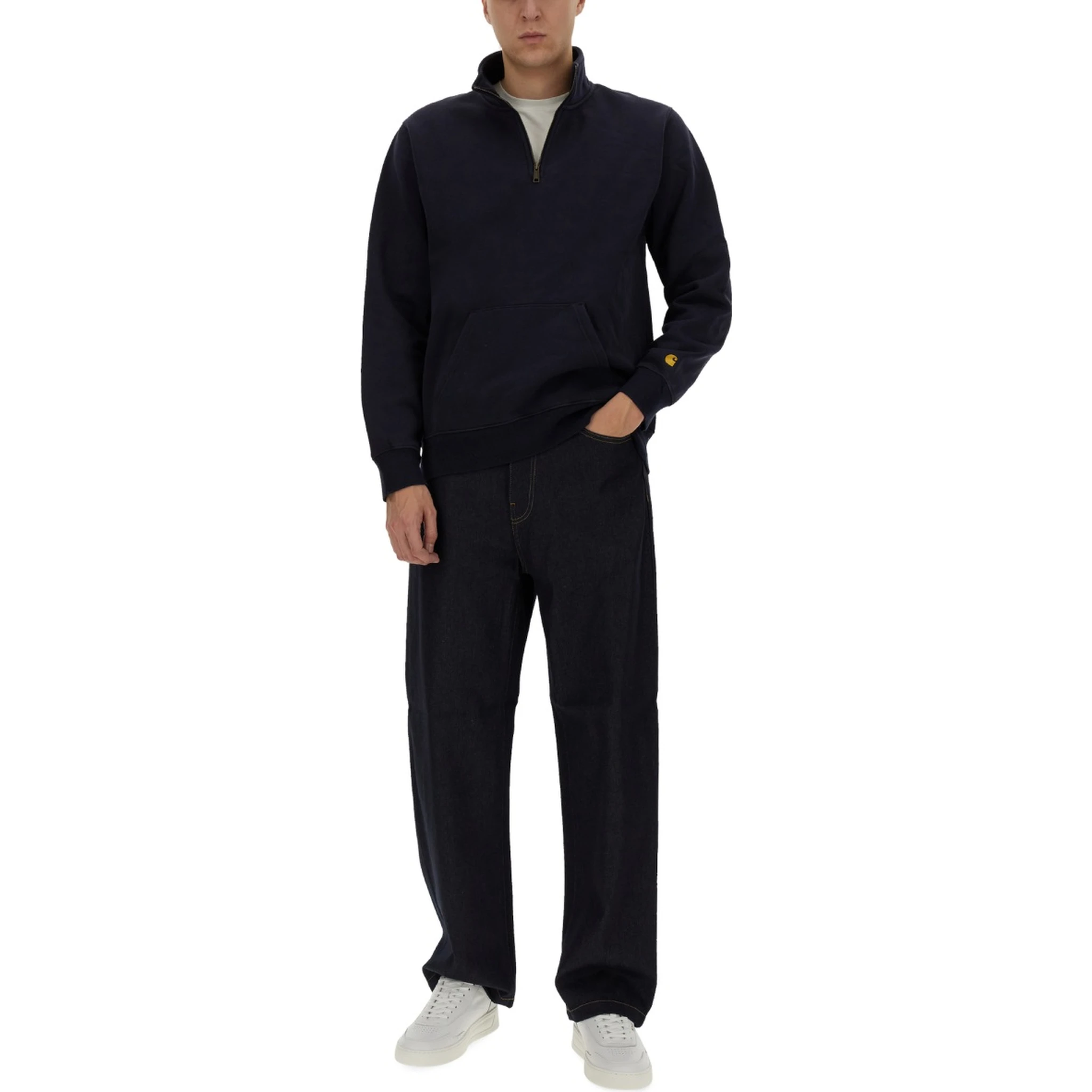 HALF ZIPPER SWEATSHIRT