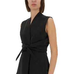 STRUCTURED SLEEVELESS JACKET