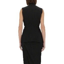 STRUCTURED SLEEVELESS JACKET