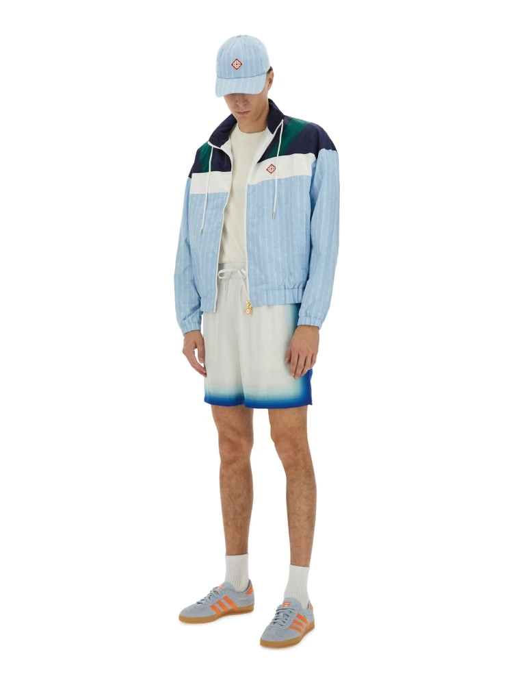 "PINSTRIPE LAUREL" TRACK JACKET alternative