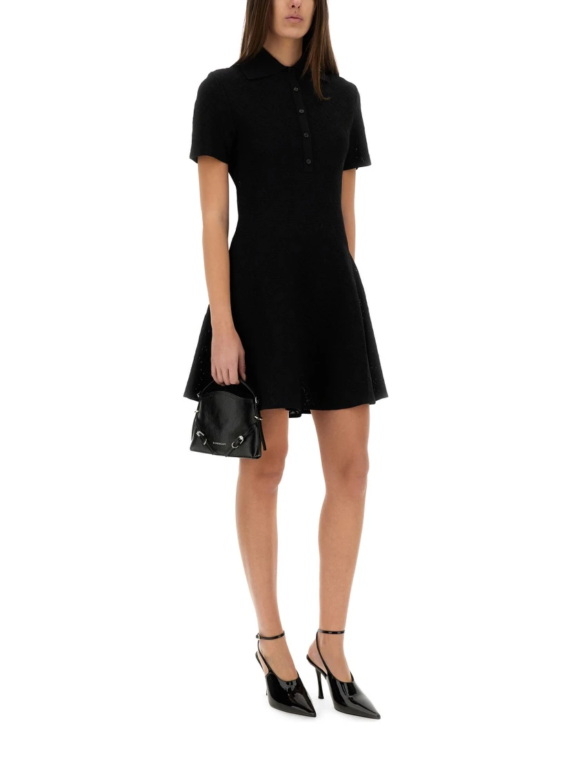 "MONOGRAM 72" JACQUARD POLO STYLE DRESS