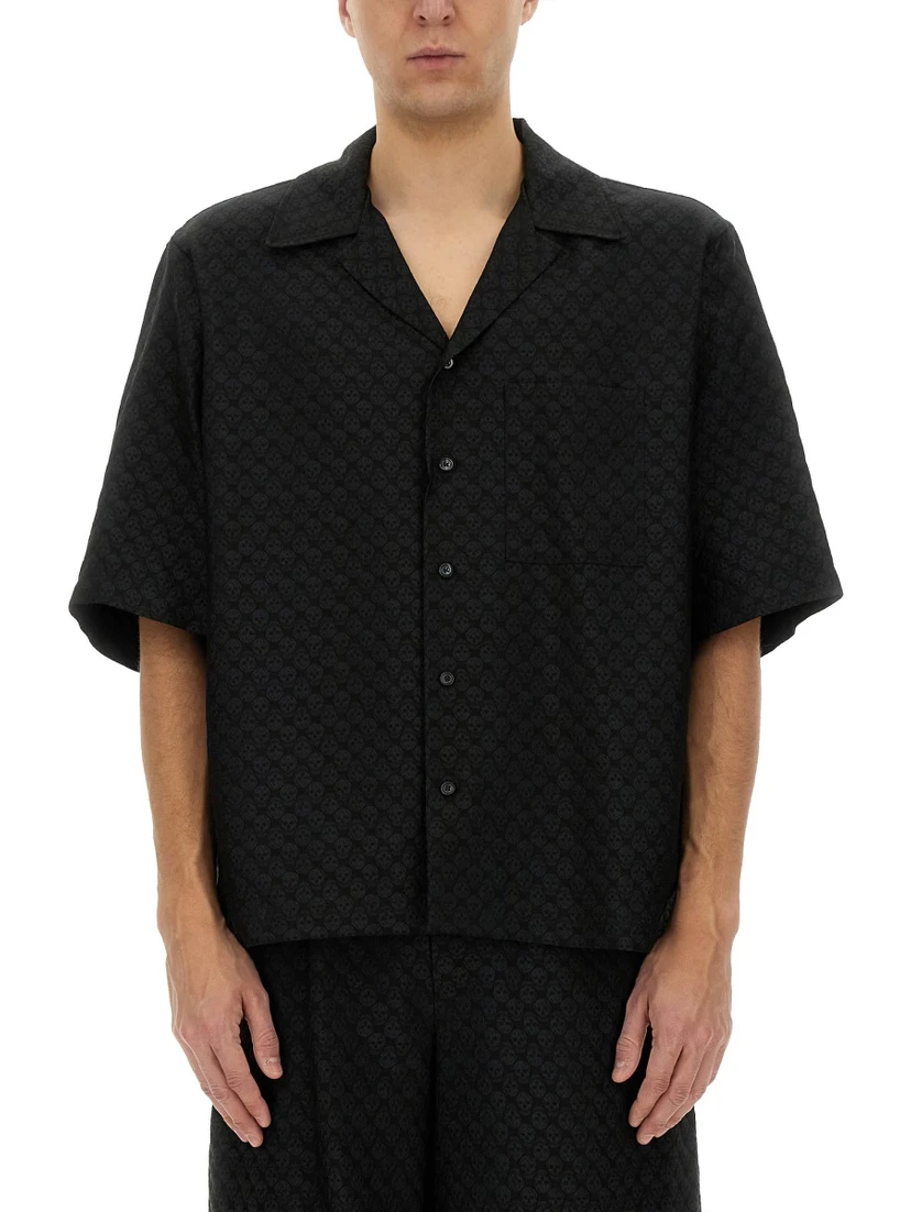 "SKULL" PATTERN SHIRT