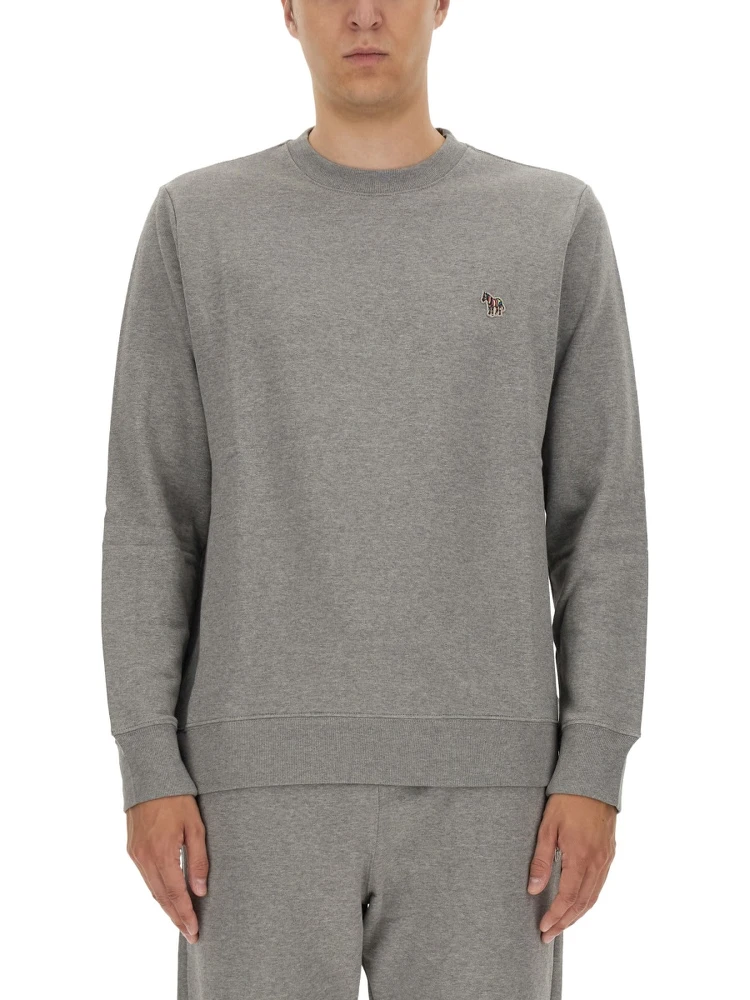 SWEATSHIRT WITH ZEBRA PATCH