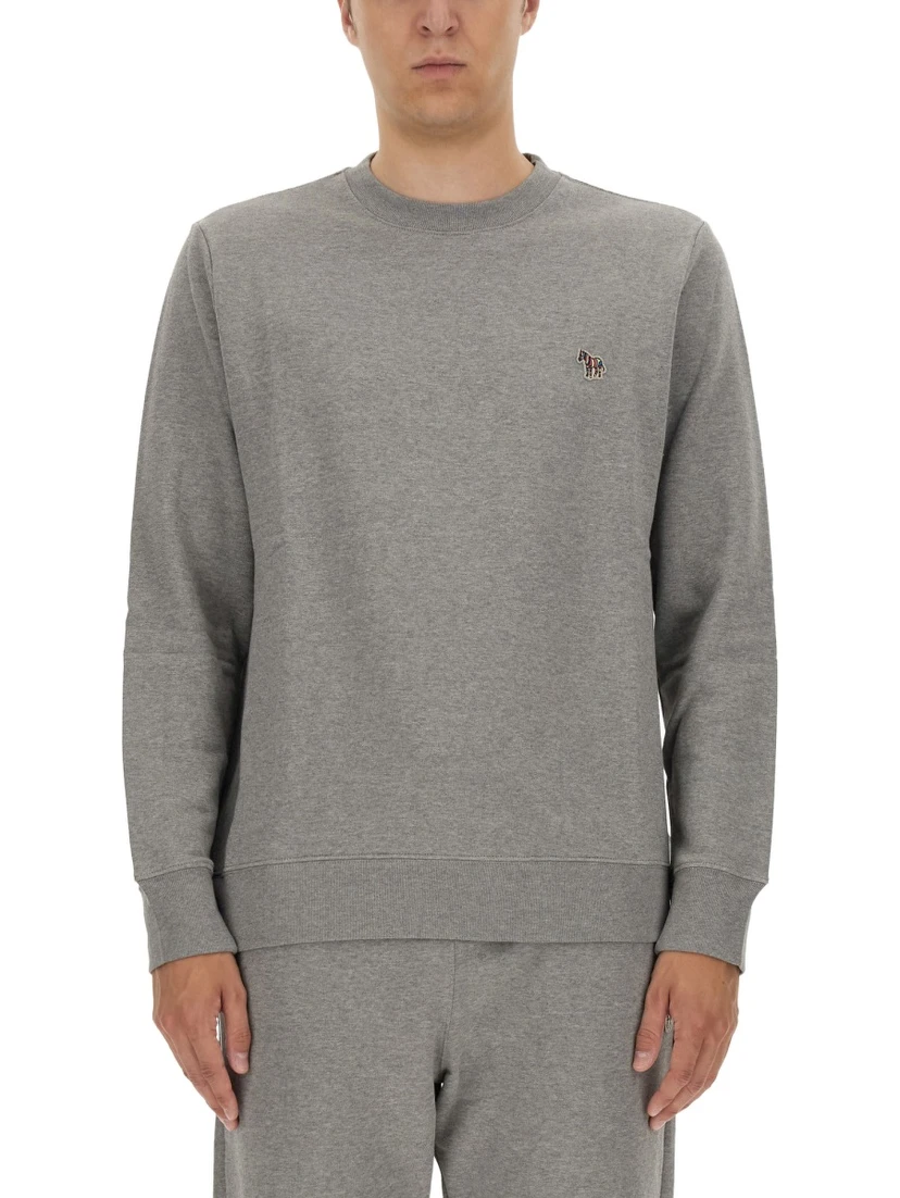 SWEATSHIRT WITH ZEBRA PATCH
