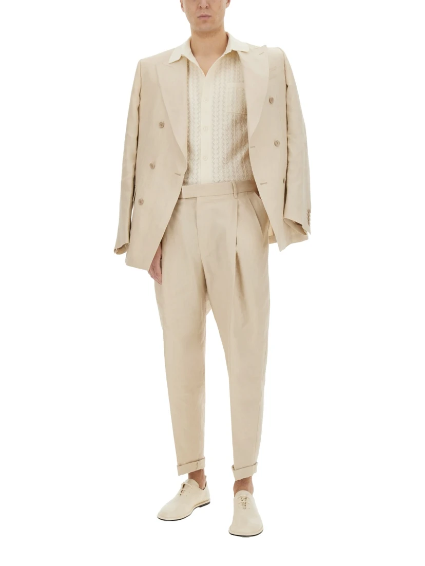 PERFORATED COTTON KNIT SHIRT