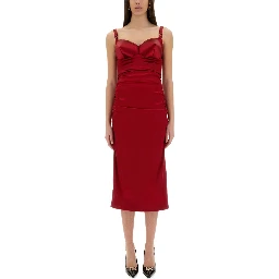 LONGUETTE DRESS WITH CONE CUPS