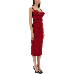 LONGUETTE DRESS WITH CONE CUPS
