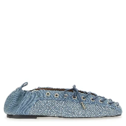 LACE-UP BALLERINA