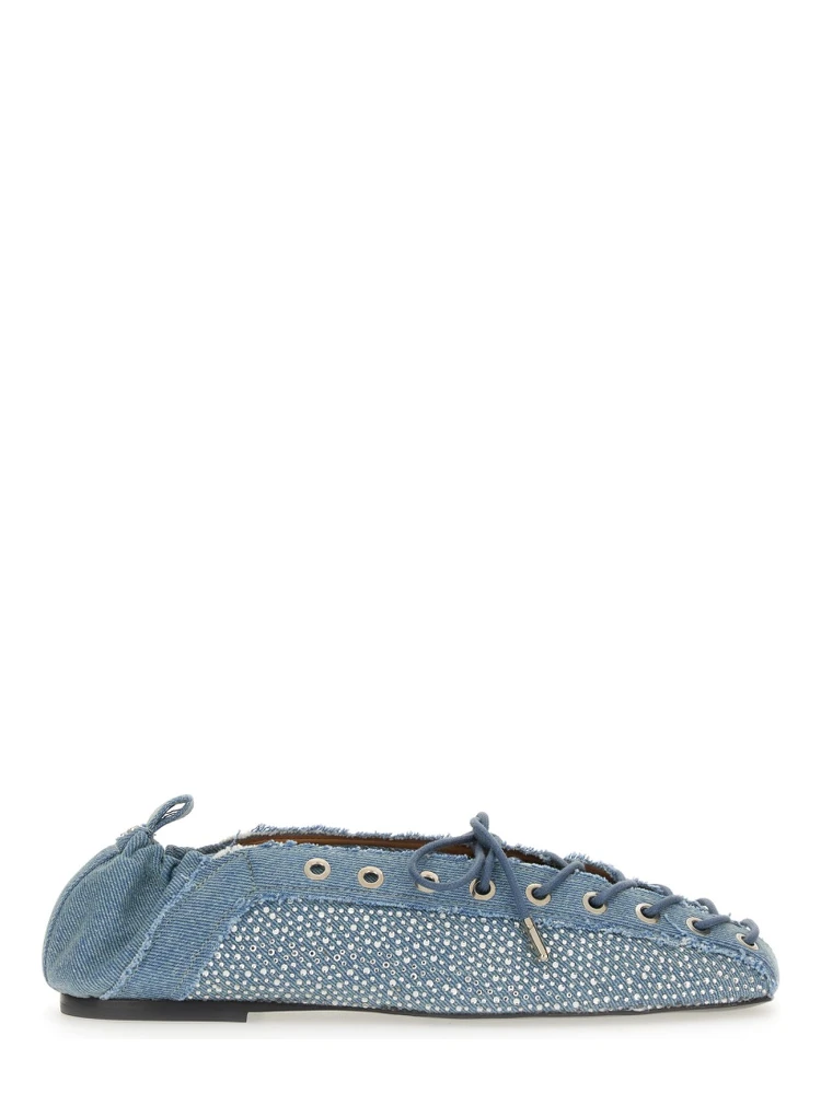 LACE-UP BALLERINA