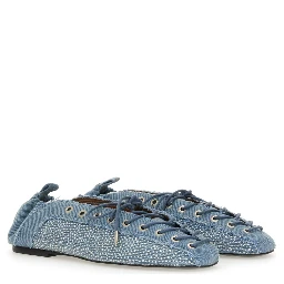 LACE-UP BALLERINA