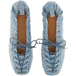 LACE-UP BALLERINA