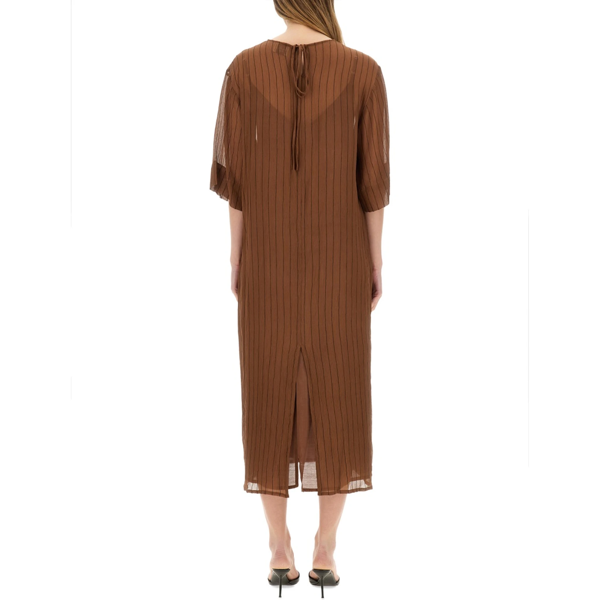 SILK MIDI DRESS