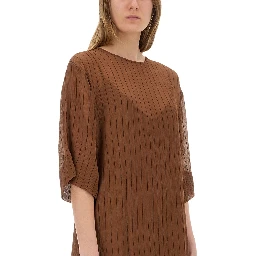 SILK MIDI DRESS