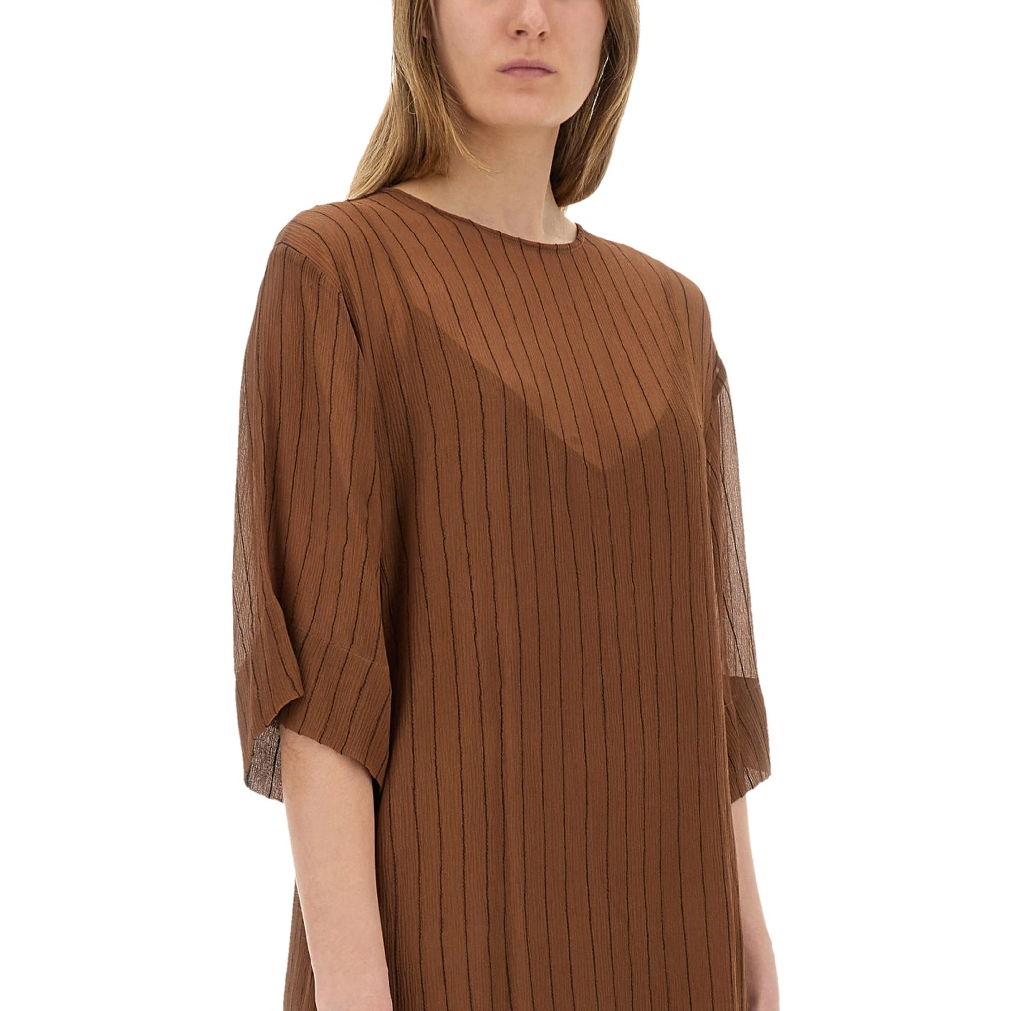 SILK MIDI DRESS
