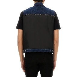 DENIM PUFFER VEST