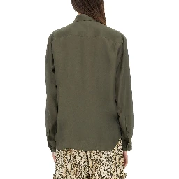 SILK BLEND SATIN SHIRT