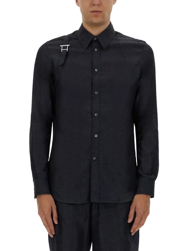 HARNESS SHIRT WITH T BUCKLE