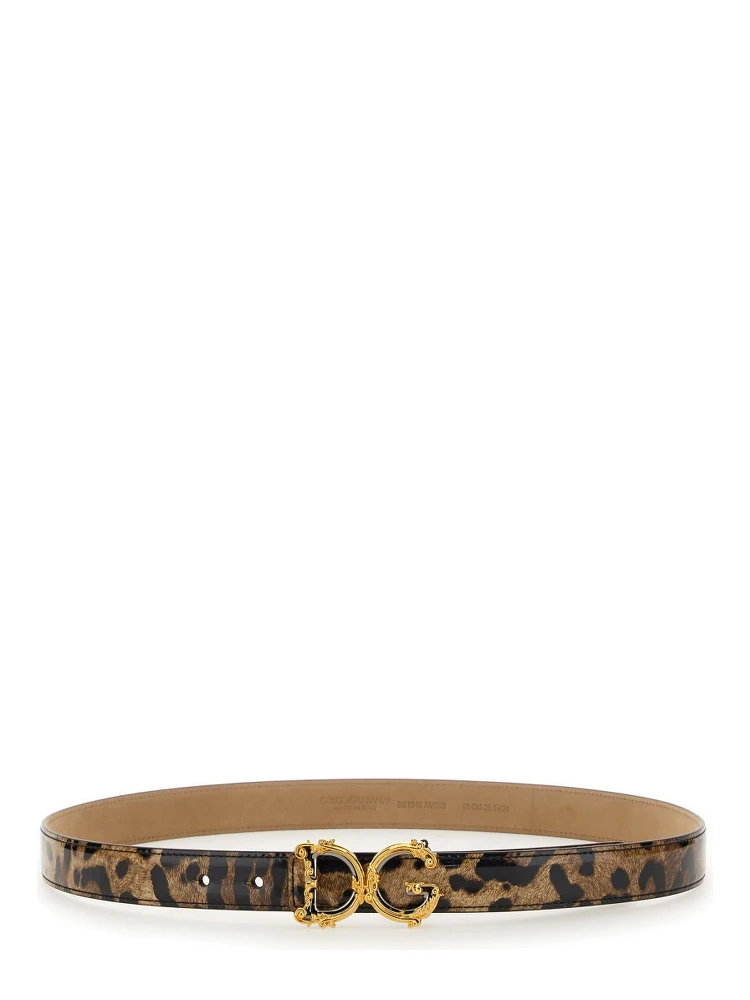 LEOPARD PRINT BELT