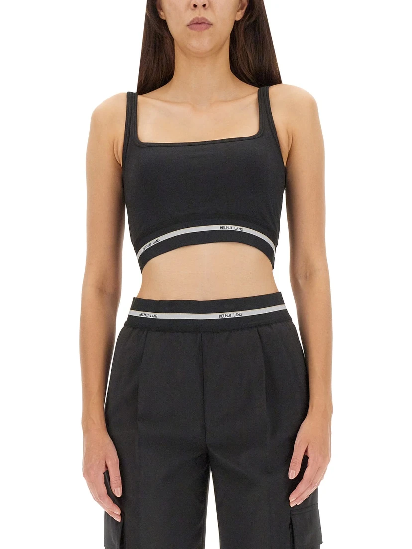 CROP TOP WITH LOGO