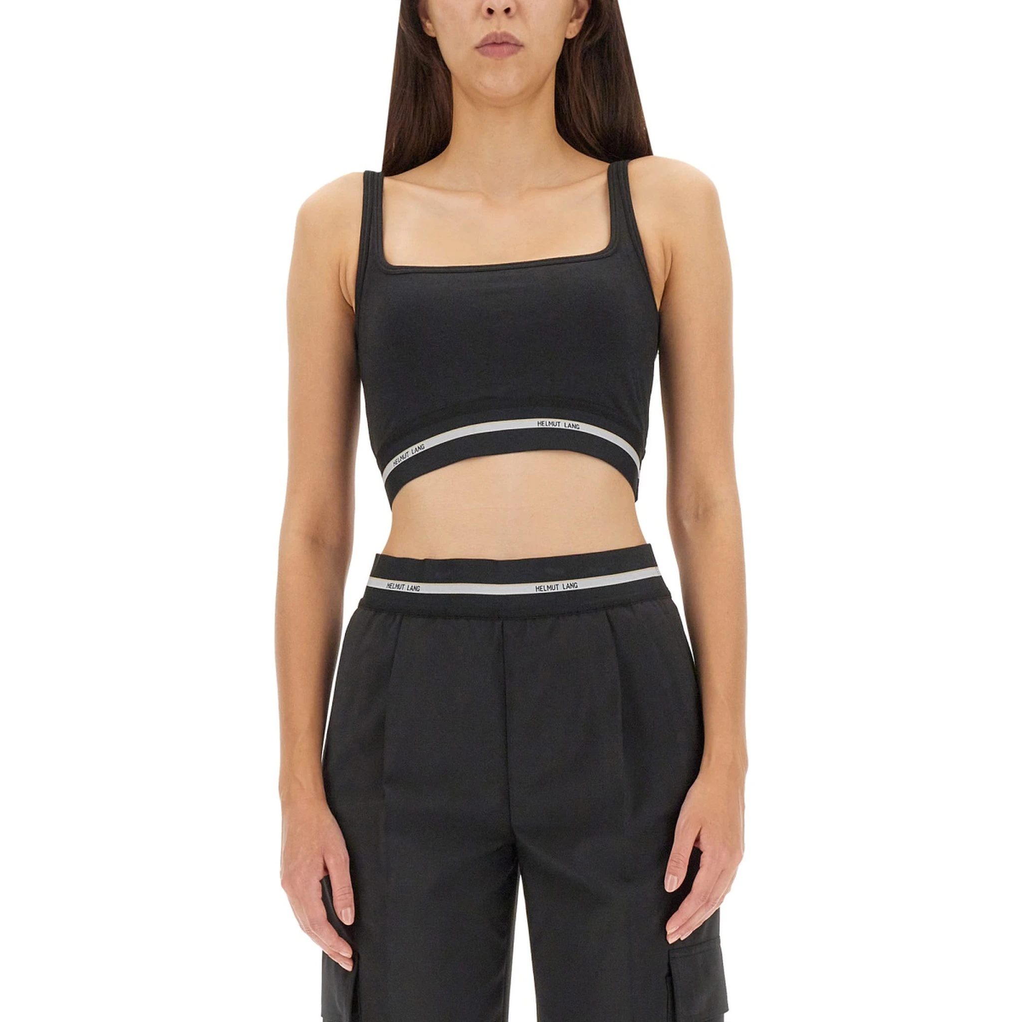 CROP TOP WITH LOGO