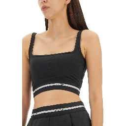 CROP TOP WITH LOGO