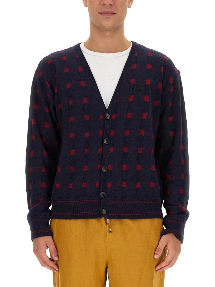 V-NECK CARDIGAN