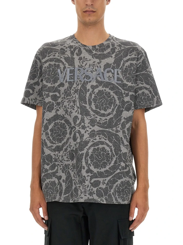 SILHOUETTE BAROQUE LOGO T-SHIRT