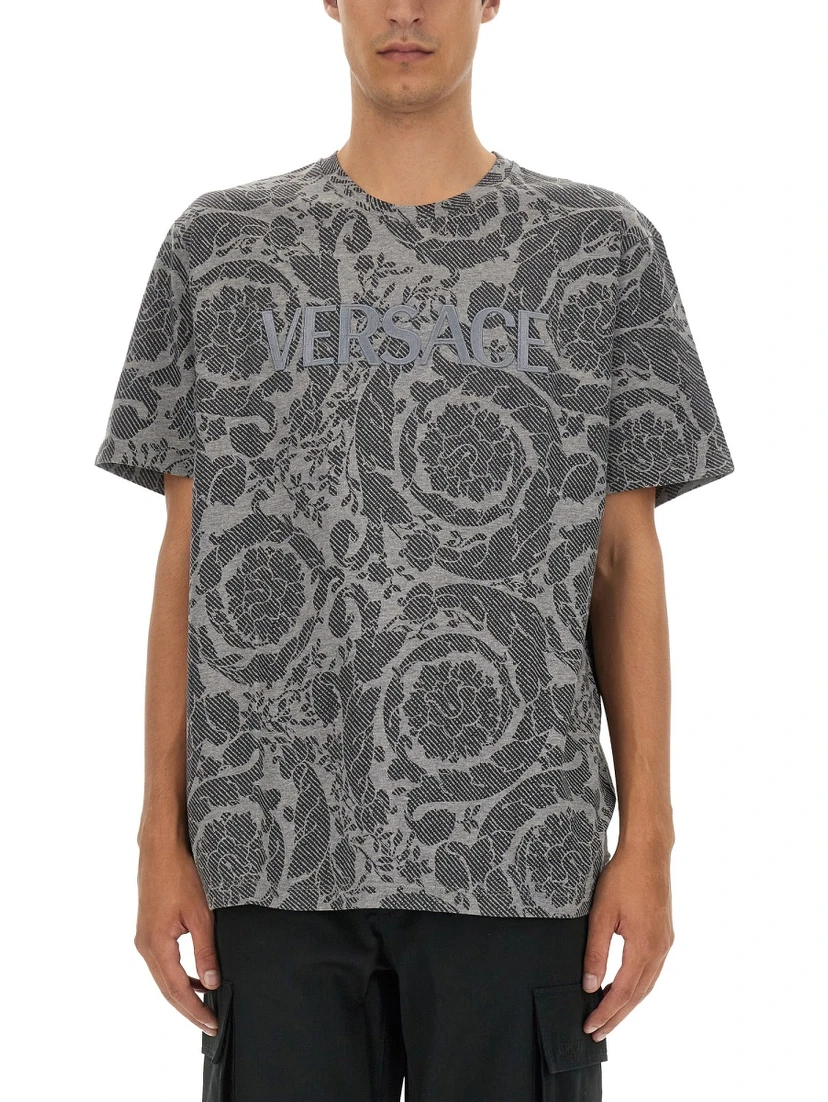 SILHOUETTE BAROQUE LOGO T-SHIRT
