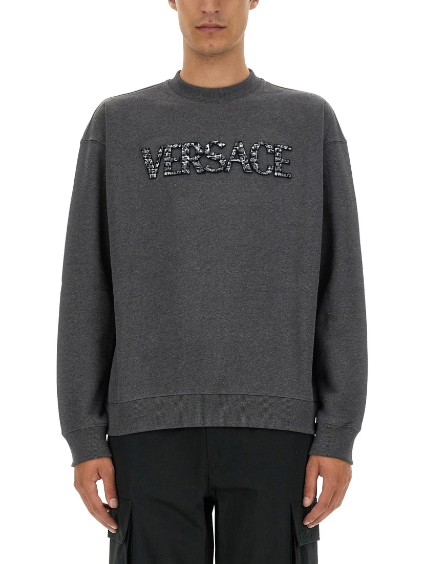 SWEATSHIRT WITH CROCODILE LOGO