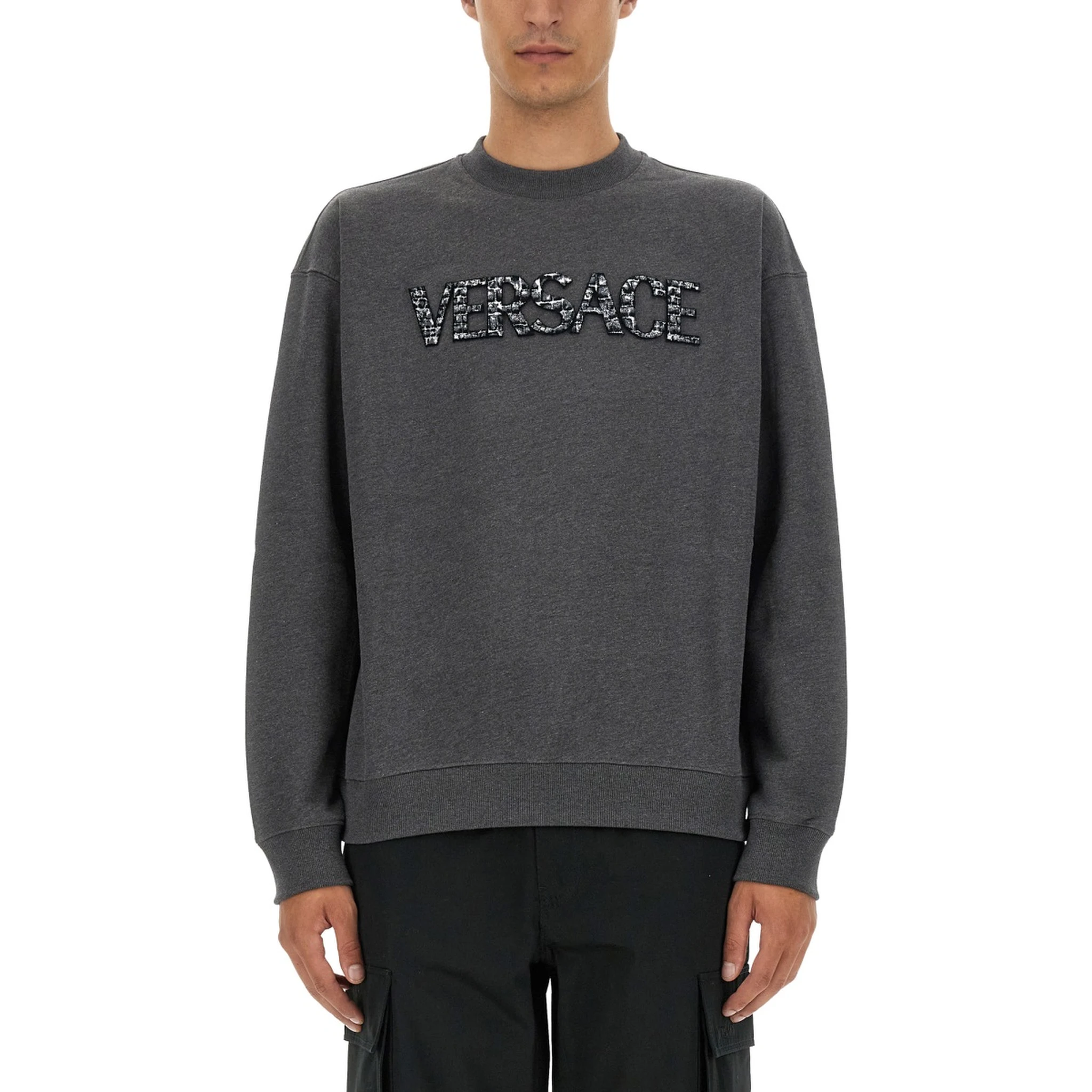 SWEATSHIRT WITH CROCODILE LOGO