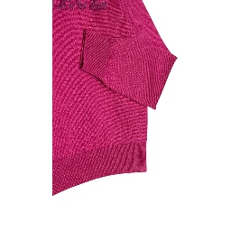 crew neck pullover with embroidered logo