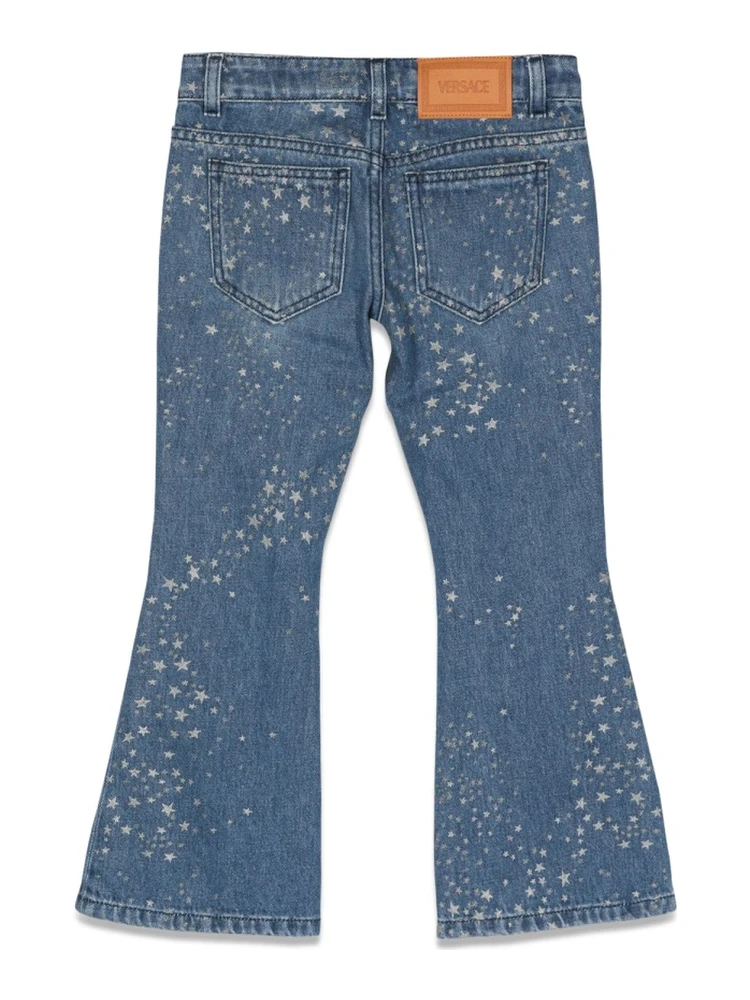 glitter print jeans alternative