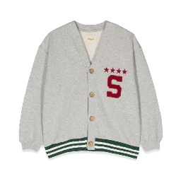gray cardigan