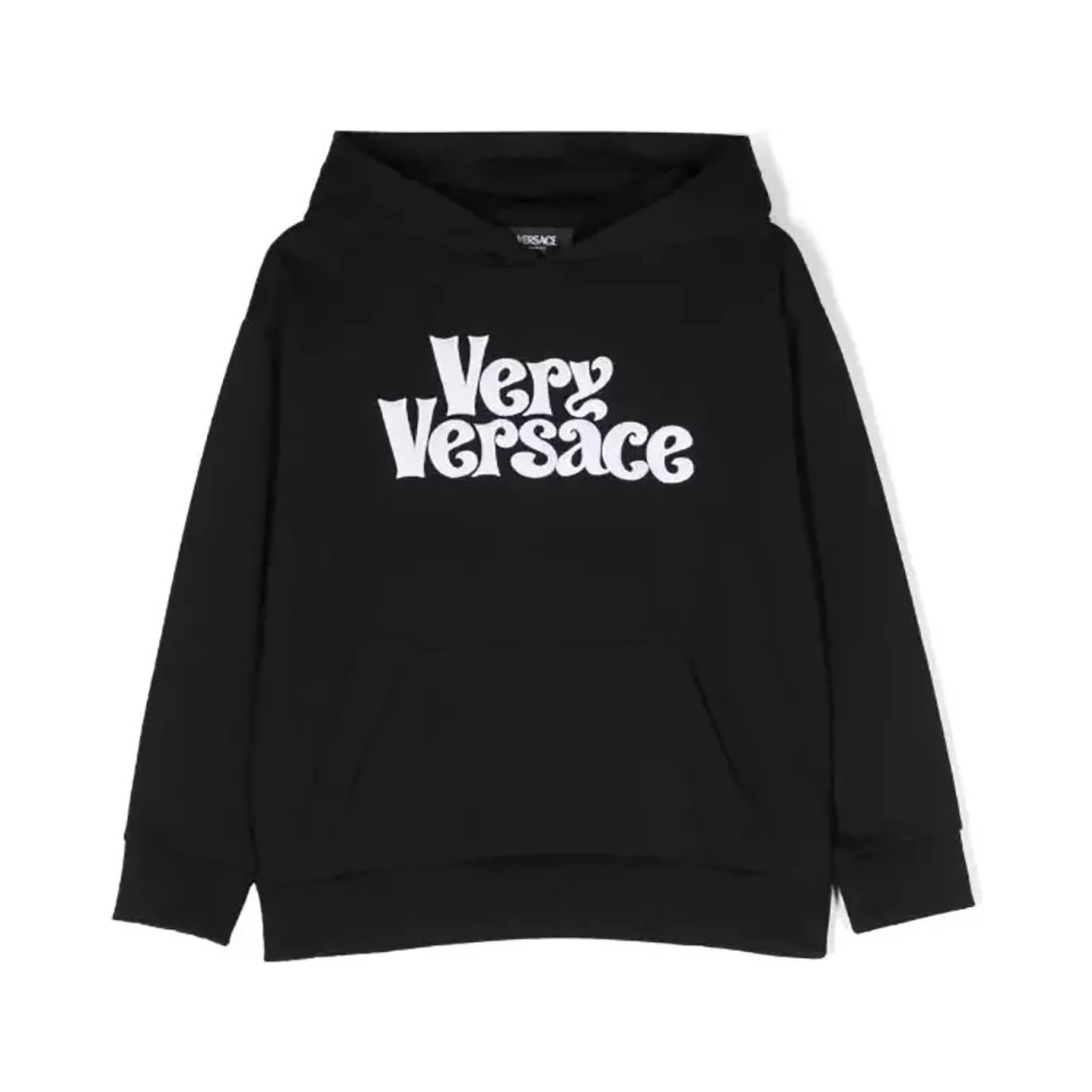 sweatshirt fleece very versace embroidery