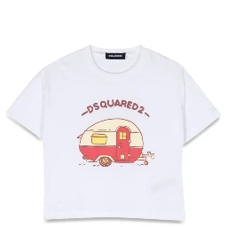 crop print t-shirt