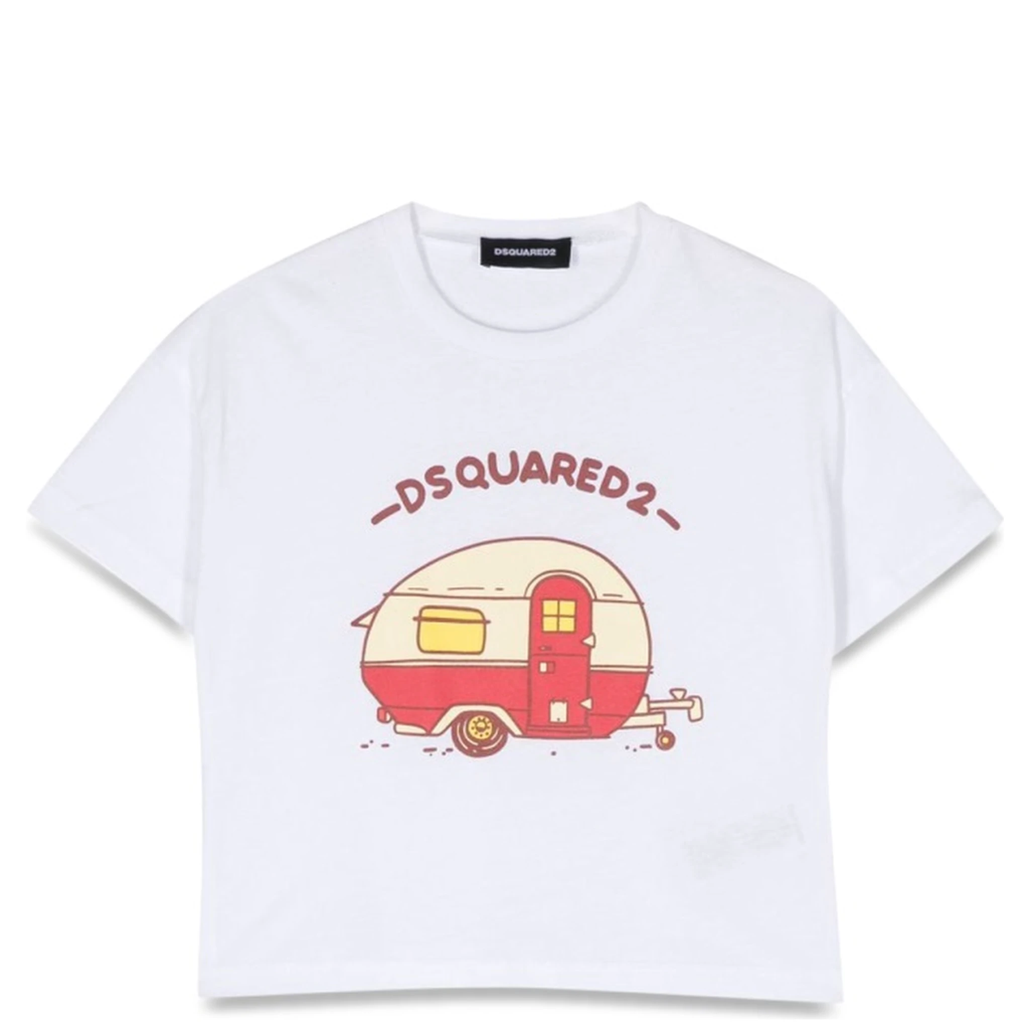 crop print t-shirt