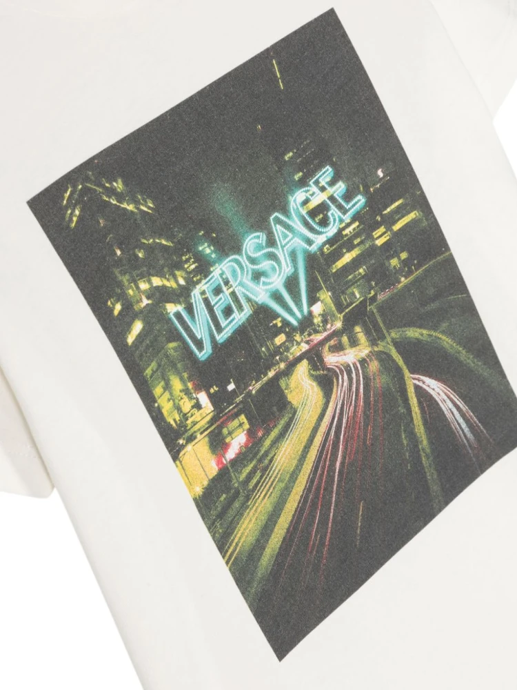 versace blinding lights print jersey t-shirt alternative