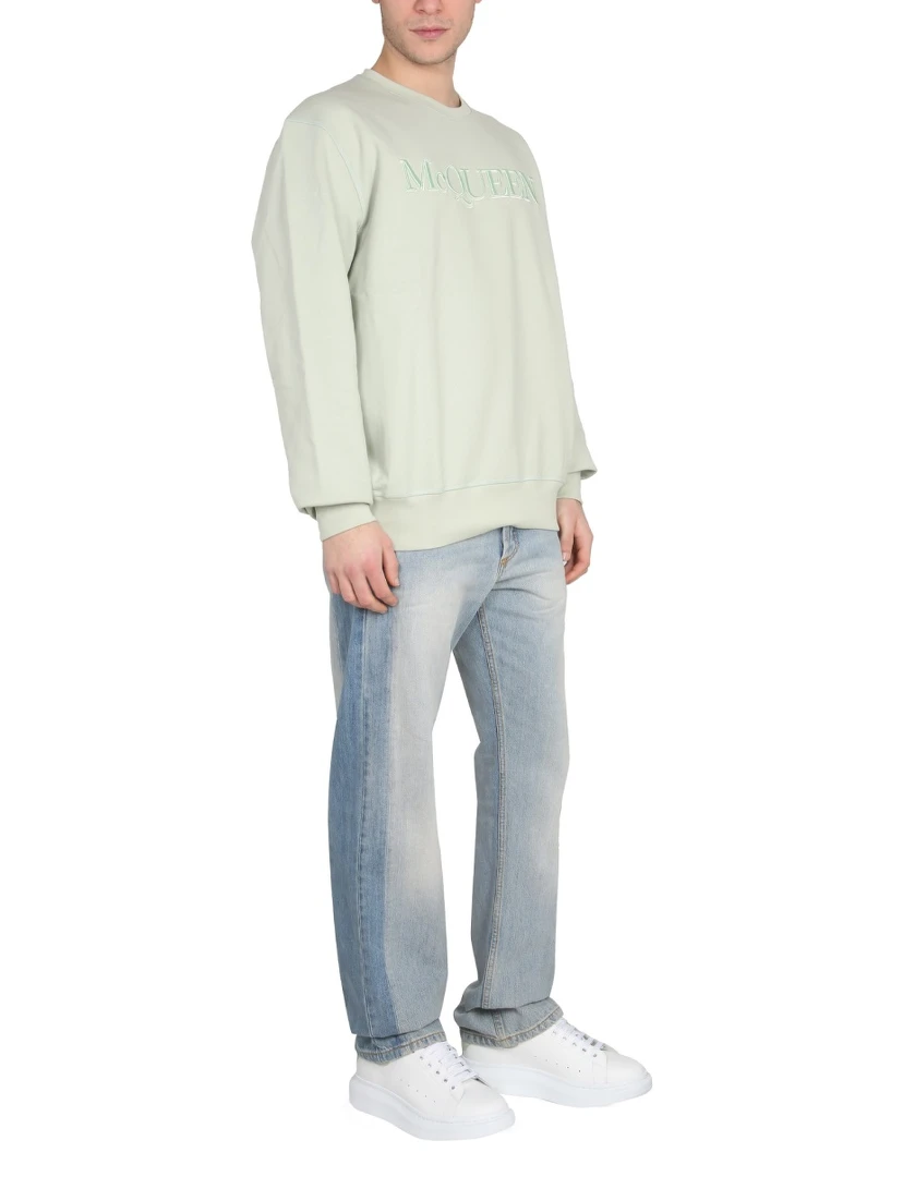 SWEATSHIRT WITH LOGO EMBROIDERY