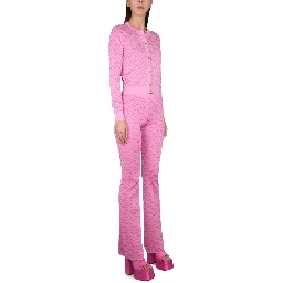 JACQUARD PANTS WITH GREEK PRINT