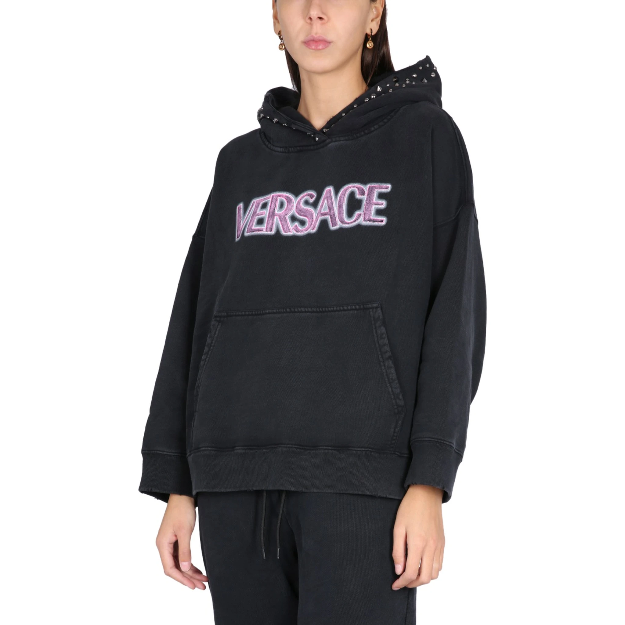 SWEATSHIRT WITH STUDS