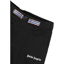logo belt insert pants
