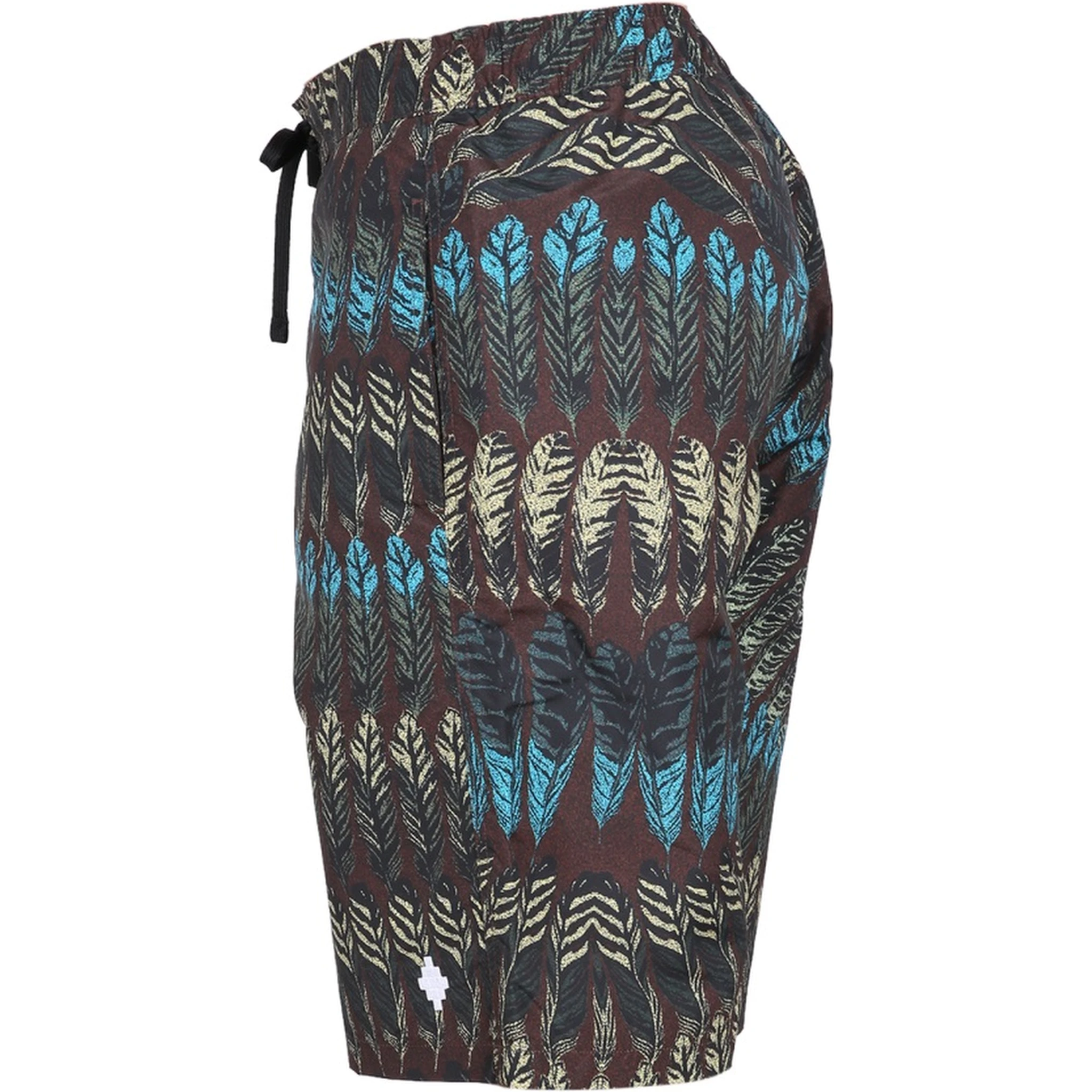 LOGO PRINT BOXER SWIMSUIT
