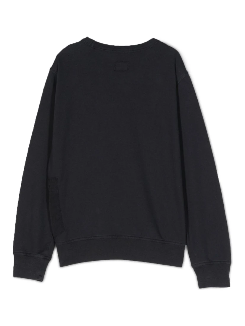 pocket crewneck sweatshirt